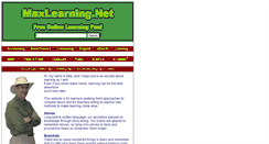 Desktop Screenshot of maxlearning.net