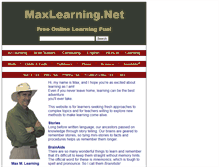 Tablet Screenshot of maxlearning.net